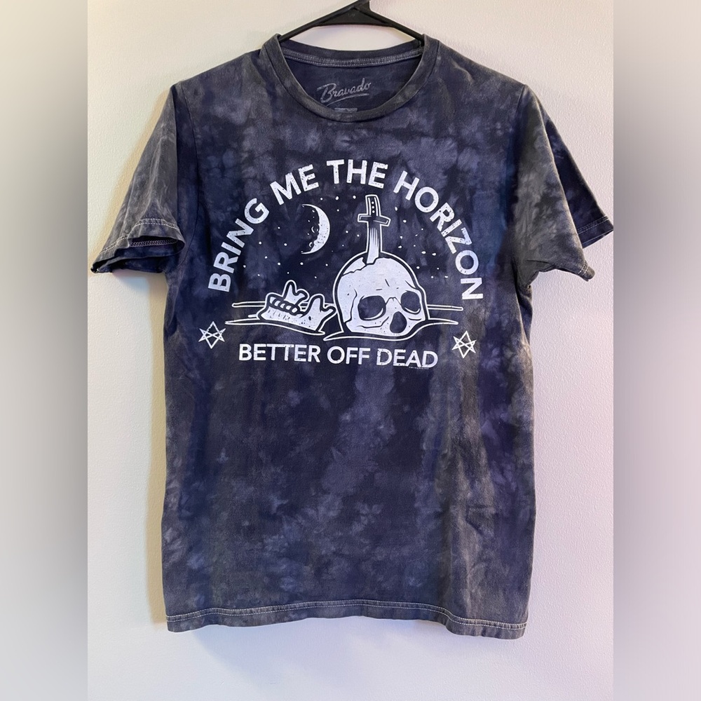 Bring Me The Horizon Better Off Dead Blue Tie Dye Tshirt